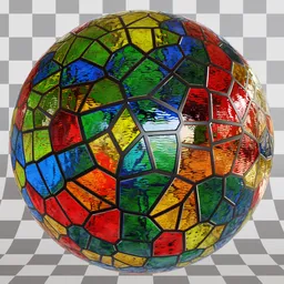 Mosaic window Glass procedural material
