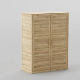 Wood Plank wardrobe 120x60x160