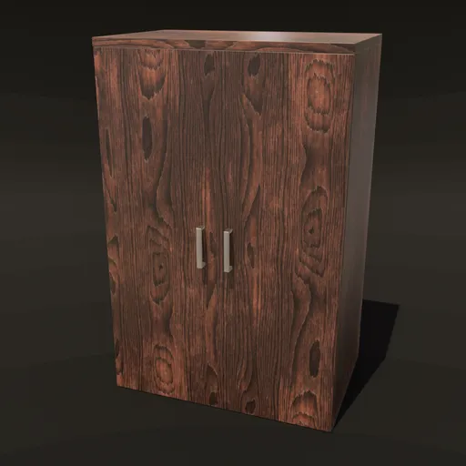 Brown Board Wardrobe