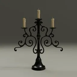 Luxury Candle Stand Decorating