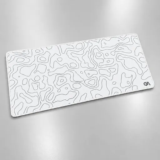 White Desk Mouse Pad (Extended)