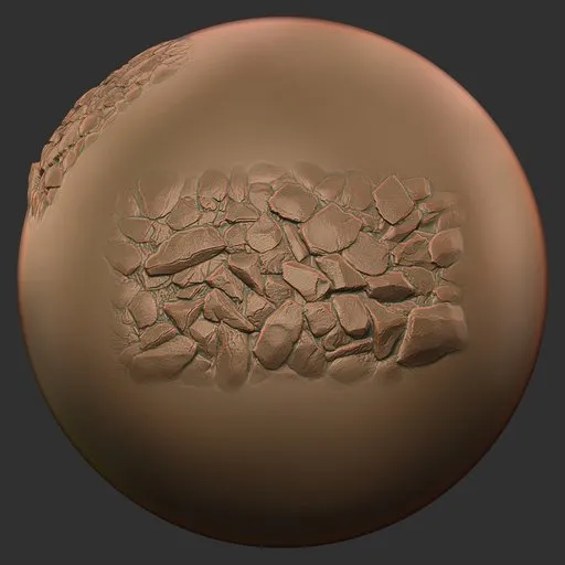 Gravel Brush Isolated Pebble