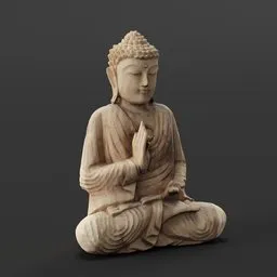 Wooden Buddha