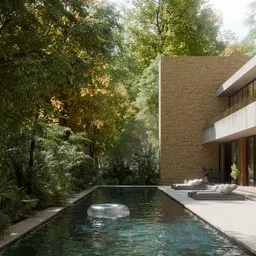 A Pool villa in forest