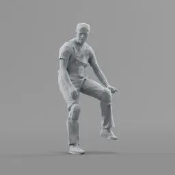 Lowpoly Car Mechanic