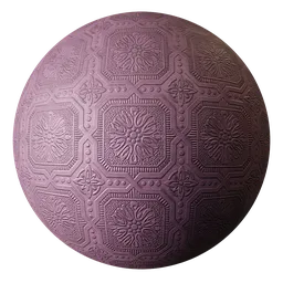 Wallpaper Anaglypta Mauve