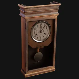 Early 1900s Pendulum Wall Clock