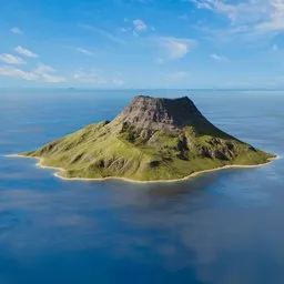 Island Volcano