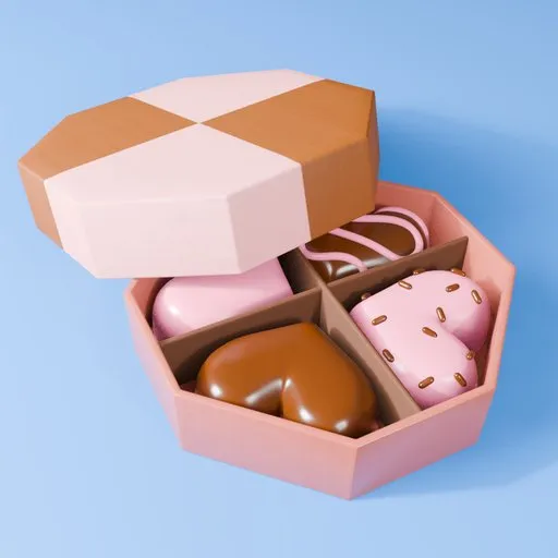 Box of Valentines Chocolates