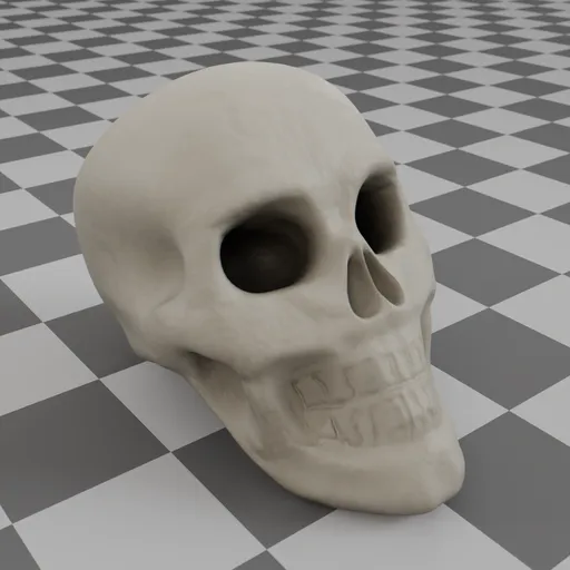 Scull Low Poly