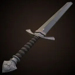 Barbarian Sword & Scabbard