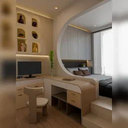 Ambient Luxury Bedroom Setup