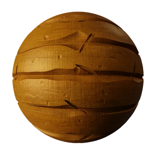 Stylised Wood Planks Oak