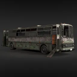 Abandoned bus