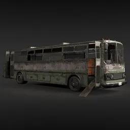 Abandoned bus