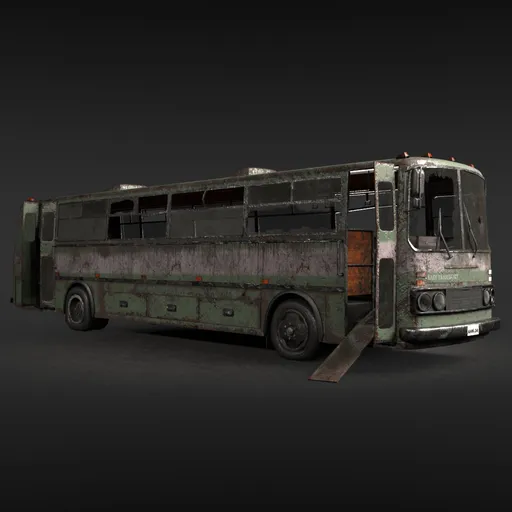 Abandoned bus