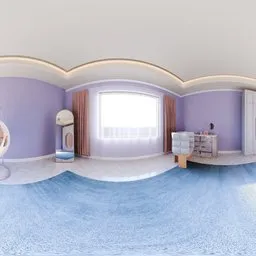 Pastel Lavender Vanity Room