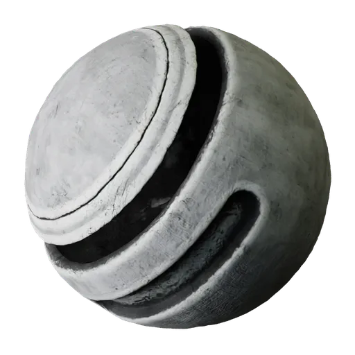 Concrete lumpy Edgewear