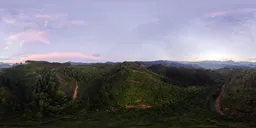 Red clouds in the morning