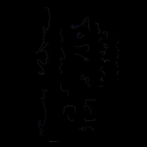 Realistic 3D model of floating dust and lint particles for atmospheric effects in digital scenes, compatible with Blender.