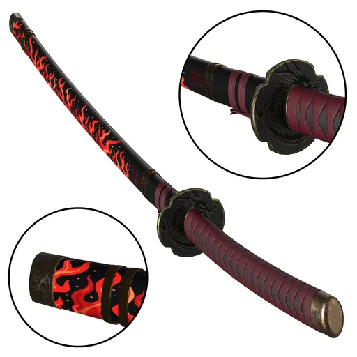 Katana – With Scabbard