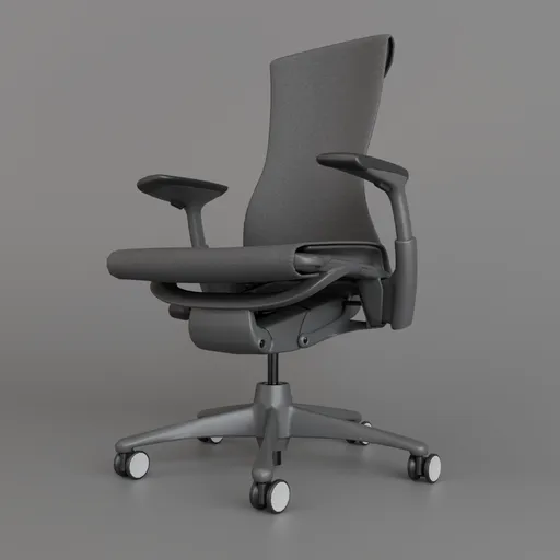 HM Embody Chair Graphite/Black | FREE Desk Chairs models | Blendkit