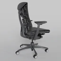 HM Embody Chair Graphite/Black