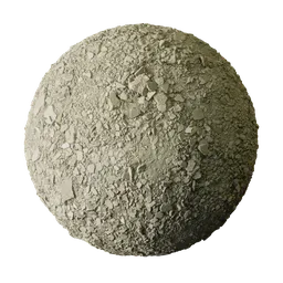Pale Dusty Demolition Rubble