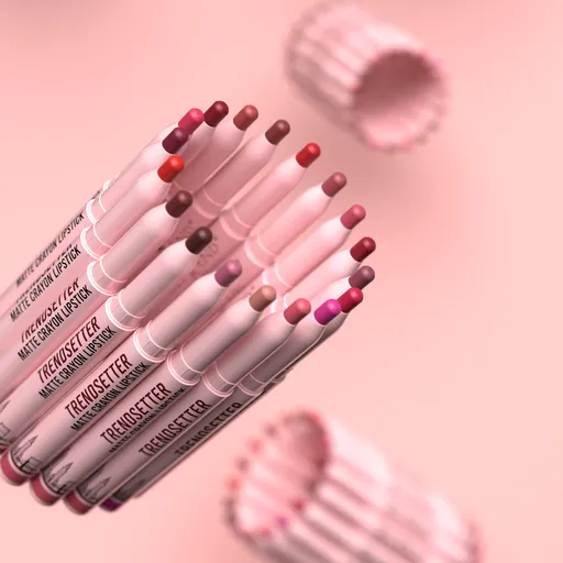 Crayon lipstick rolling animation