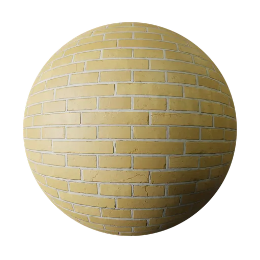 Sand Yellow Brick Wall