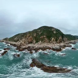 Green tree mountain cloud bluesky