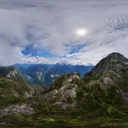 Dramatic Sky Mountain Top