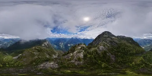 Dramatic Sky Mountain Top
