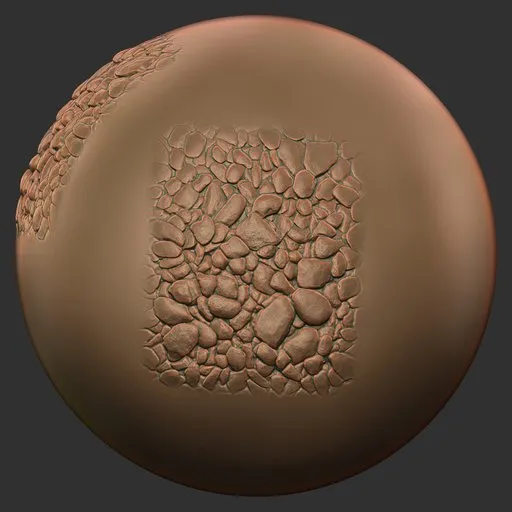 Gravel Brush Broken EdgeDense