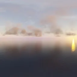 Golden Sunrise Ocean Reflection