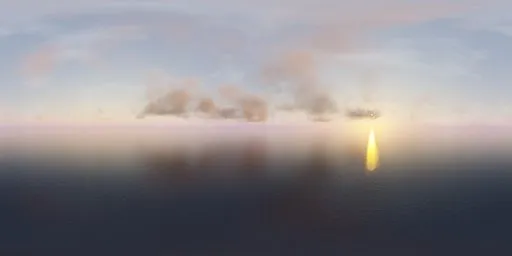 Golden Sunrise Ocean Reflection