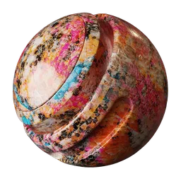 Prismatic Neon Granite