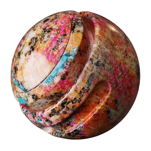 Prismatic Neon Granite