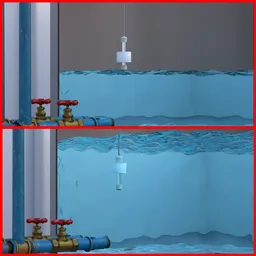 Megnatic float sensor animation