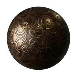 Bronze Floral Interlace