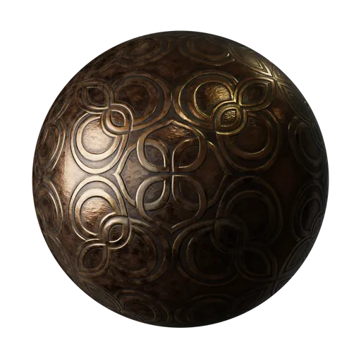 Bronze Floral Interlace