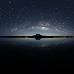 Night Scene with Milky Way