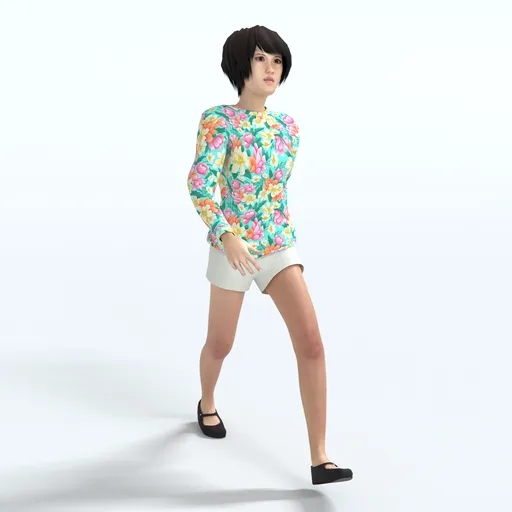 Akari Character Animated