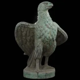 statue of Vs Striding Eagle