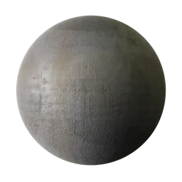 2K PBR rough concrete texture without displacement for realistic stone material rendering in Blender 3D.