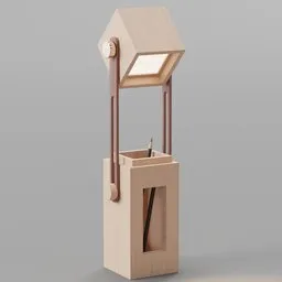 Table Lamp With Storage