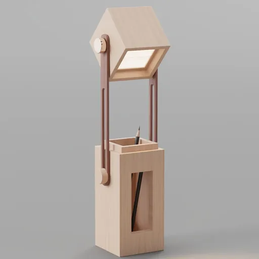 Table Lamp With Storage