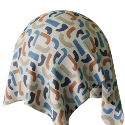 Graphical Multicoloured Embroidery