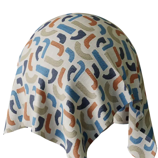 Graphical Multicoloured Embroidery