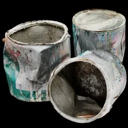 Crushed Paint Can